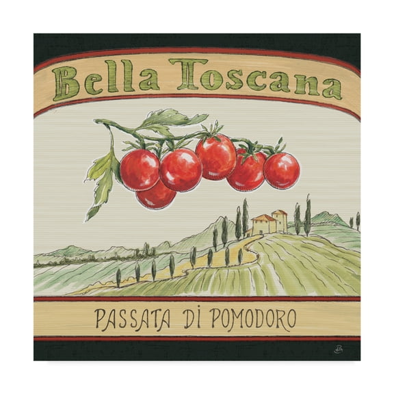 Trademark Fine Art 'Tuscan Flavor V' Canvas Art by Daphne Brissonnet