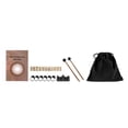 thumbnail image 3 of Tambor de Lengua de material acero de 6 Pulgadas Y Bolsa de Transporte Set oscuro Baoblaze tambor de lengua, 3 of 7