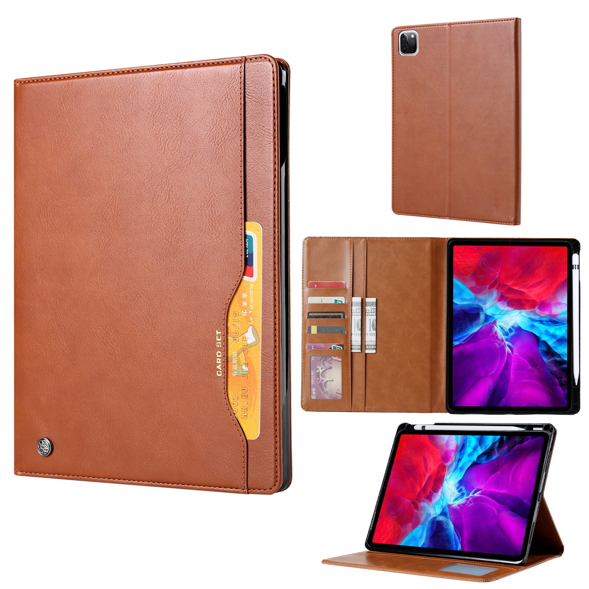 Film 2018 Etui Housse CARD Premium Qualité Leather Case iPad Pro 11"inch 