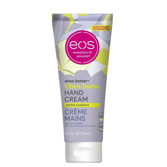 eos Shea Better Hand Cream, Vanilla Cashmere, Natural Shea Butter, 24HR Hydration, 2.5 fl oz