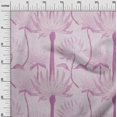 thumbnail image 3 of oneOone Georgette Viscose Light Pink Fabric Tropical Plants Diy Clothing Quilting Fabric Print Fabric By Yard 42 Inch Wide, 3 of 4