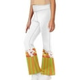 thumbnail image 2 of DISNIMO Thanksgiving Pumpkin Girls Bell Bottom Pants fall Flare Bootcut Leggings 7-8 Years Yoga Pants Kids Bell Bottoms Leggings for Girls High Waisted Leggings Flare, 2 of 7