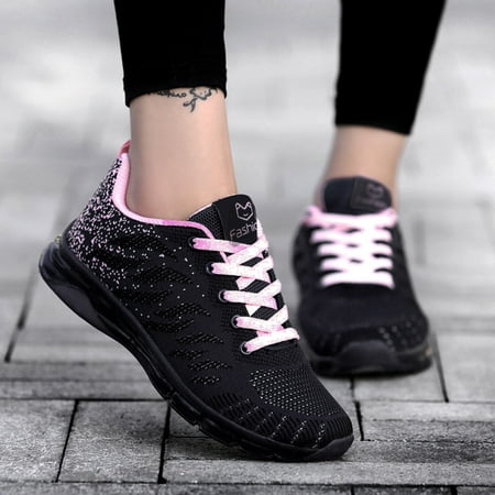 

Vedolay Keen Sneakers for Women Womens Slip-On Loafer Comfort Hook and Loop Work Shoes Pink 6