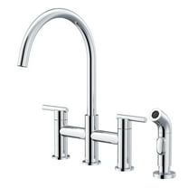 Gerber D424458 Parma 1.75 GPM Deck Mounted Bridge Faucet - Chrome