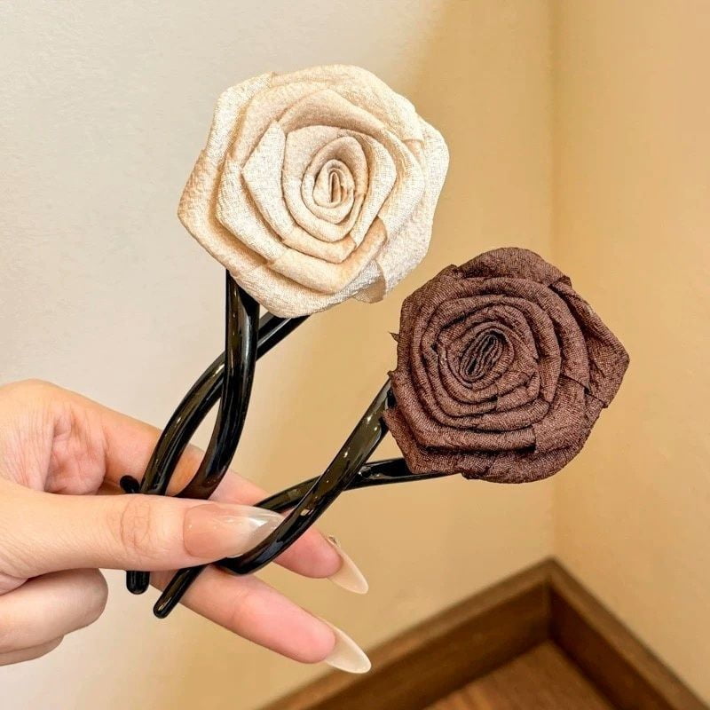 EKE Women’s Hair Clip Vintage Retro Back-Wear Elegant Hair Accessory with Fashion Texture