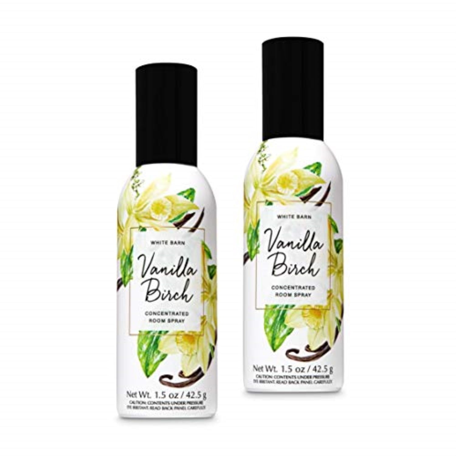 Bath And Body Works 2 Pack Vanilla Birch Concentrated Room Spray