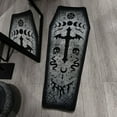 thumbnail image 4 of Halloween Coffin Bath Mat 19x51 Inch Non- Super Absorbent Halloween Rug Gothic Spider Web Design Machine Washable Bathroom Mat for Bedroom Living Room Front Door Decor, 4 of 8