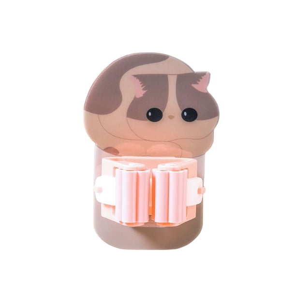 Naiovety Ganchos para colgar en la pared Organizador de trapeadores Soporte para habitación Autoadhesivo Puerta Paraguas Colgador Cocina Baño Type3 NO3
