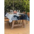 thumbnail image 3 of Outdoor Table Cloth with Umbrella Hole and Zipper, Black Marble Waterproof Rectangle Tablecloth 60"x102", Modern Abstract Art Ink Painted Washable Table Cover for Outside Party Patio Picnic, 3 of 8