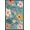 Blue, Pattern 5, variant on ODIKA 8'x10' Blue Multicolor Botanical Washable Area Rug Vintage Inspired Garden Blooms With Decorative for King Size Bedroom Under Bed, Master Suite, Non-Shedding, Easy Care
