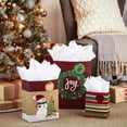 thumbnail image 2 of Bolsa de Regalo Hallmark de Navidad Tradicional, Paquete de 8 Muñecos de Nieve, 2 of 6