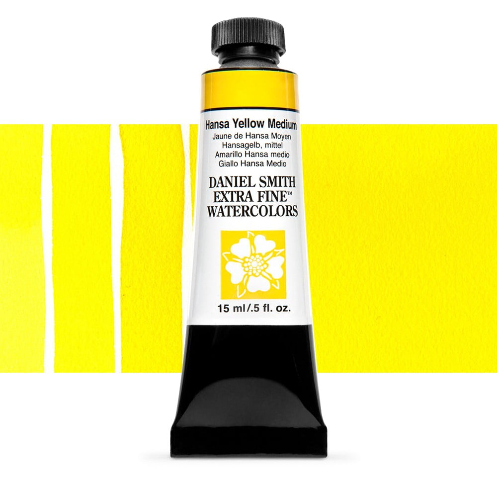 Daniel Smith Extra Fine Watercolor, 15 ml, Hansa Yellow Medium