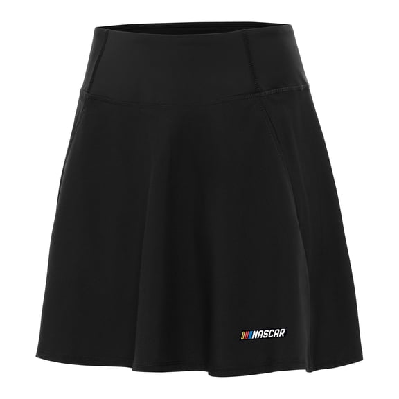 Women's-Antigua  Black NASCAR Merchandise Chip Skort