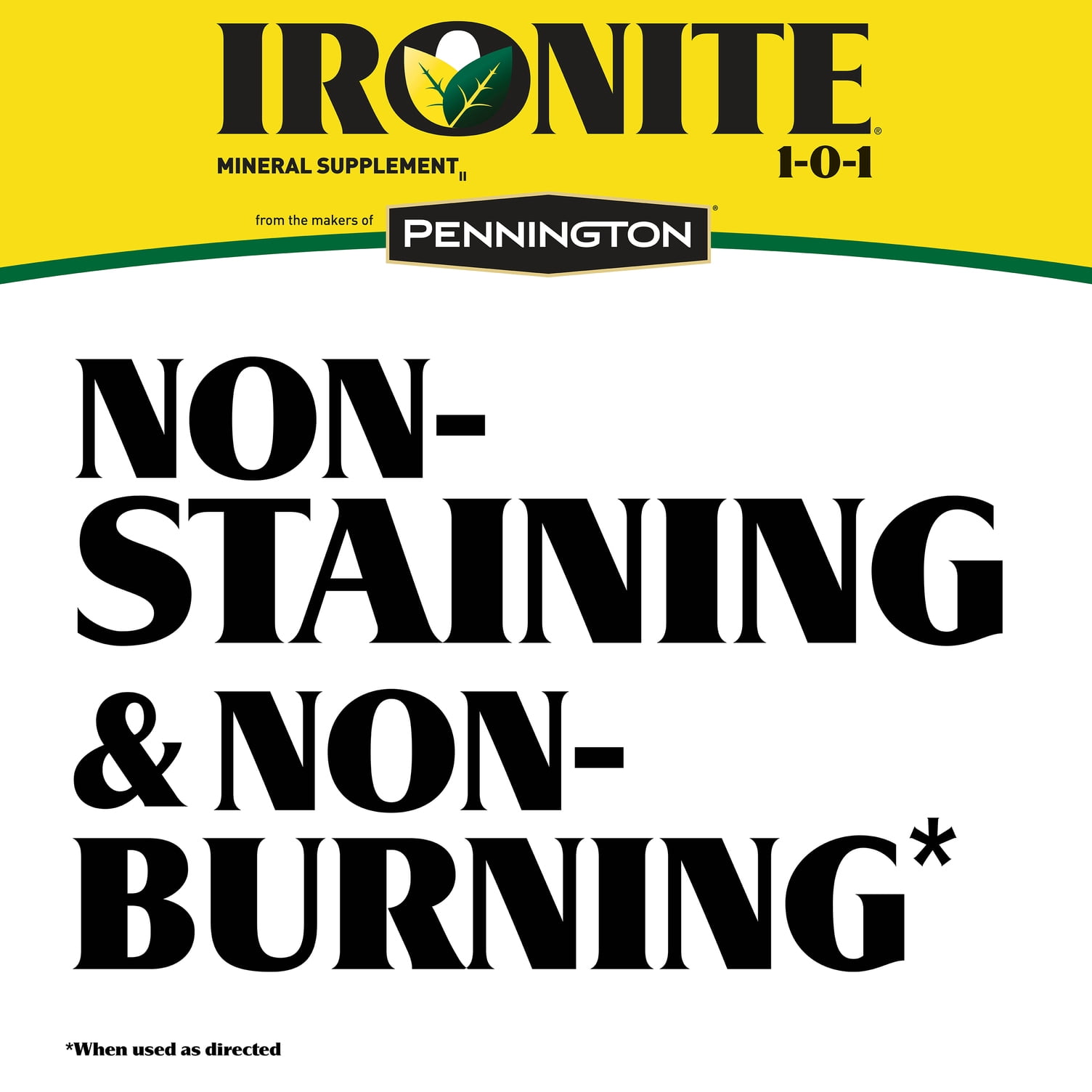 Ironite Mineral Supplement by Pennington, 1-0-1 Fertilizer, 15 lb.