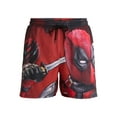 thumbnail image 5 of Deadpool Men's and Big Men's Graphic Mesh Shorts, Sizes XS-3XL, 5 of 5