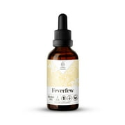 Feverfew Extract, Natural Herbal Supplement for Nervous System Balance, Feverfew (Tanacetum parthenium) Dried Herb Tincture, Alcohol-Free, Drops 2 oz