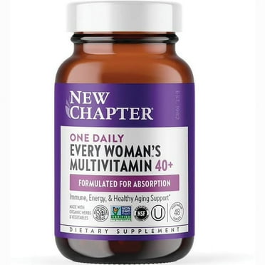 New Chapter One Daily Every Woman's Multivitamin 40  48 Veg Tabs
