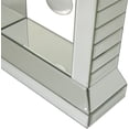 thumbnail image 5 of Wood Mirrored Pendulum Clock, 12" x 5" x 24", Silver, 5 of 8