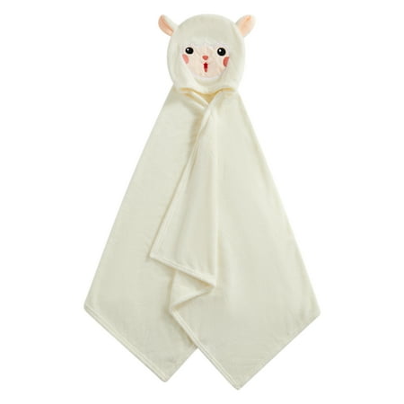 

Children s Bath Towel Coral Fleece Cartoon Sheep Hooded Bathrobe
