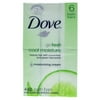 Go Fresh Cool Moisture Hydrating Lotion Beauty Bar by Dove for Unisex - 6 x 4 oz Soap