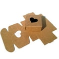 thumbnail image 3 of Estilo romántico Caja de embalaje de regalo de papel Kraft Ceremonia Fiesta Banquete Galleta Caja de dulces Cajas de favor Festival Presente Almacenamiento y organización del hogar 65x65x30mm Toystoory HA067599-02B, 3 of 6