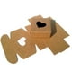 thumbnail image 5 of Caja de regalo de papel Kraft con ventana de corazón de estilo romántico, caja de dulces para galletas y banquetes de fiesta, cajas de regalo, Almacenamiento y organización del hogar 65x65x30mm Advancent HA067599-02B, 5 of 6