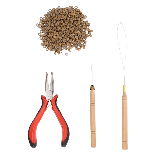 Kits de herramientas para dispositivos de cuentas de cabello, kit de herramientas de extensión de cabello Herramientas de extensión de cabello Kit de cuentas de enlace de extensiones de cabello Rendimiento de primer nivel