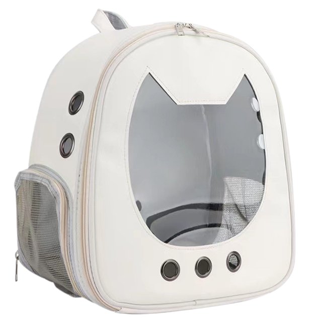 Cat Backpack Carrier with Adjustable Strap Portable Breathable Pet Backpack