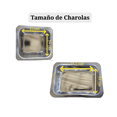 thumbnail image 4 of Barra de Snacks Plegable MDF con Insertos de Acero Inoxidable, 4 of 5