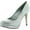 Silver Glitter, variant on Delicious Womens Eiffel Glossy Closed Toe Dress Platform Pump Professional Women Stiletto Heel