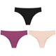 thumbnail image 1 of TrowBridge-bragas de satén de seda para mujer, ropa interior sin costuras, tangas suaves y acogedoras, lencería Sexy, ropa interior deportiva, 3 uds./Set, 1 of 4