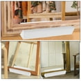 thumbnail image 3 of PTOOTP White Wooden Floor Mirror Stand, Minimalist Design, Versatile and Full-Length Mirror Holder, 3 of 7