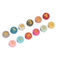thumbnail image 4 of Perles en Acrylique pour Lettres, Perles Rondes pour Barbe 1200 Pcs Design Lettres Bords Lisses pour Collier, 4 of 7