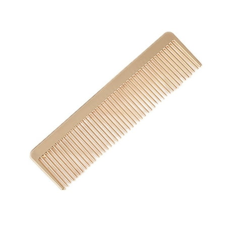 

Dtydtpe hardware Comb Hairdressing Decoration Gold Barber Quality Metal Comb Metal Tools & Home Improvement