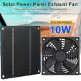 thumbnail image 3 of Exhaust fan,Kit Chicken Solar Panel Fan Sheds Kit Window Fan Chicken Coops Sheds Kit Weatherproof Solar Kit Fan Panel Kit - Provides Sheds 3w Chicken Solar Fanweatherproof Kit Coops Fan Panel -, 3 of 7