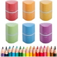 thumbnail image 6 of Mr. Pen- Pencil Sharpener for Colored Pencils, 6 Pack, 3 Hole, Pencil Sharpeners Manual, Handheld Pencil Sharpener, 6 of 8