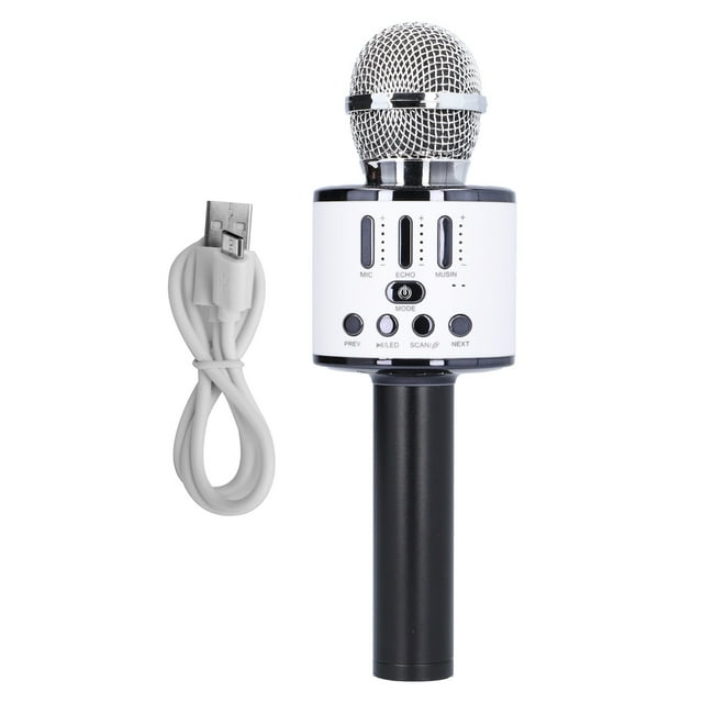 Wireless Microphone, Handheld Karaoke Microphone For Adults Karaoke Mic Speaker Machine For All Smartphones PC For Family Birthday Party ANGGREK HIFI Mic Speaker