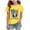 Tshirts-Yellow, variant on kpoplk Girls July 4th Tops Patriotic Shirt American Flag Short Sleeve Tshirts for Girl(Light Purple,5-6 Y)