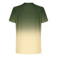 thumbnail image 3 of Aofany T-Shirts For Men Men's Tshirts Men Gradient Crew Neck Short Sleeve Summer Casual Tees Tops Mens T Shirt, 3 of 5