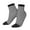 2 Black-1, variant on Women's Men's Black Checkered Lightweight Ventilation Quarter Ankle Socks