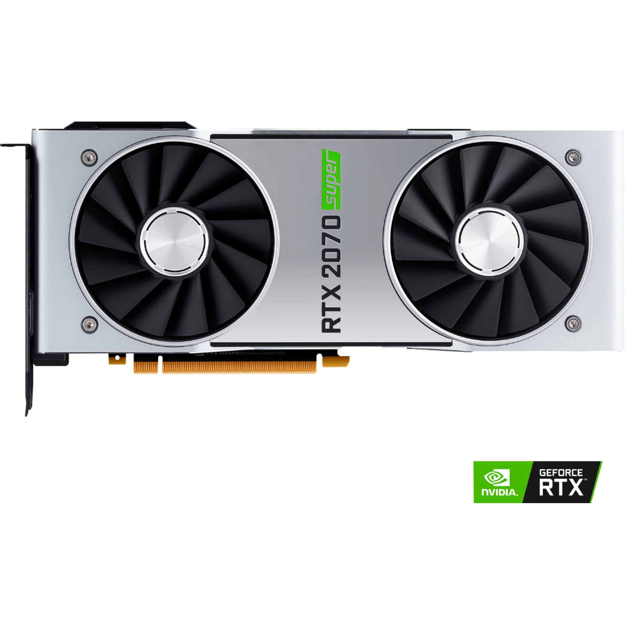 NVIDIA GeForce RTX 2070 Super 8GB GDDR6 PCI Express 3.0 Graphics Card Black/Silver 900-1G180-2510-000