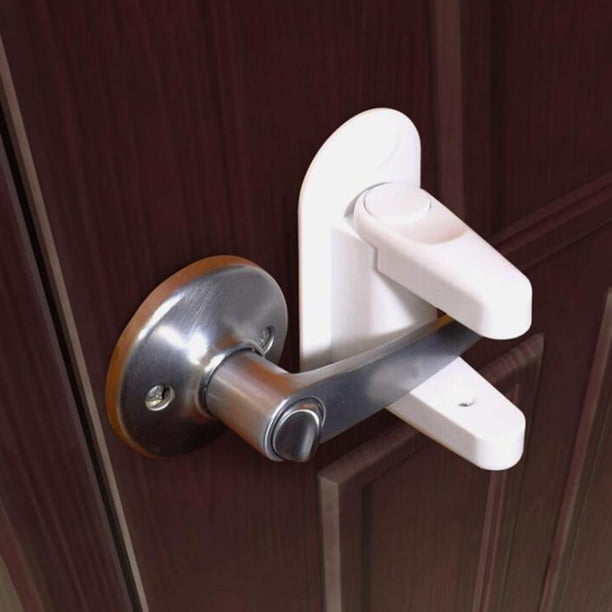Cerradura de seguridad para bebés Cerradura de palanca de puerta Puertas a prueba de niños Pestillo de seguridad adhesivo Ndcxsfigh Libre de BPA