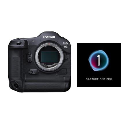 EOS R3 Mirrorless Camera Body with Capture One Pro Photo Editing Software (Product Activation Card)