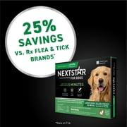 (2 pack) NEXTSTAR Flea & Tick Topical Prevention for Dogs 45-88 lbs, 3-Month Supply