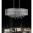 thumbnail image 2 of CWI Lighting 5 Light Drum Shade Chandelier with Chrome finish, 2 of 3