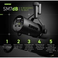 thumbnail image 4 of SHURE - Shure SM7dB - dynamic vocal microphone with built-in preamplifier, 4 of 9