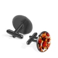 thumbnail image 2 of Basketball Elegant Men's Cufflink Set, for Formal Attire, Made of Stainless Steel, Ideal for Special Occasions, 2 of 6