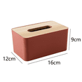 thumbnail image 2 of Cubierta para soporte de caja de pañuelos,Cajas rectangulares para soporte de papel,Soporte para caja de pañuelos faciales extraíble para tocador de baño,Encimera,Aparador de dormitorio,Mesa de, 2 of 5