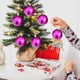 thumbnail image 4 of Adornos Navideños, 8 Bolas Navideñas Flocadas, Juego de Decoración Navideña, Varios Estilos de Adornos para Árboles de Navidad, Se Pueden Usar para Otras Fiestas., 4 of 6