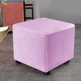 thumbnail image 2 of vnanda Footstool Seat Slipcover Stool Cover Stretchable Slipcover for Home Furniture Decoration, 2 of 8